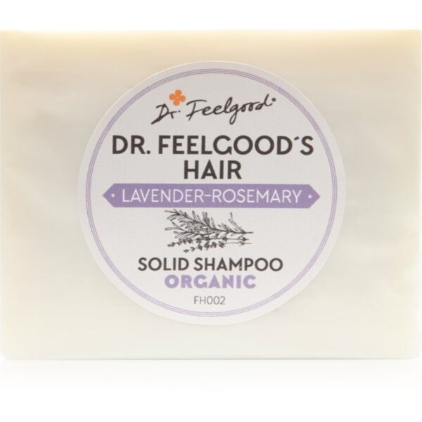 Dr. Feelgood Lavender & Rosemary șampon organic solid 100 g-Țena