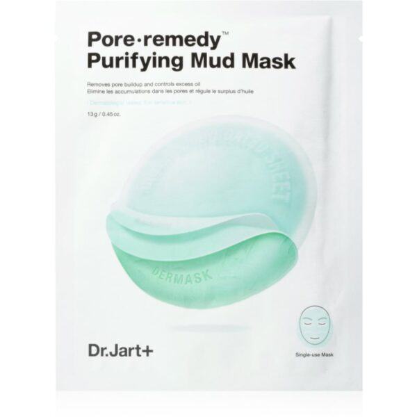Dr. Jart+ Pore Remedy™ Purifying Mud Mask masca purificatoare cu extract de namol pentru piele lucioasa cu pori dilatati 13 g-ro