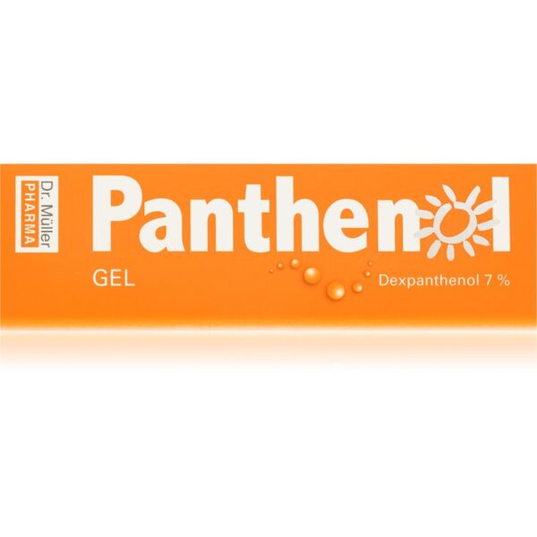 Dr. Müller Panthenol gel 7% gel calmant dupa expunere la soare pentru piele iritata 100 ml-ro