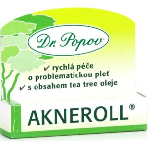 Dr. Popov Akneroll with tea tree tratament local impotriva imperfectiunilor pielii cauzate de acnee 6 ml-ro