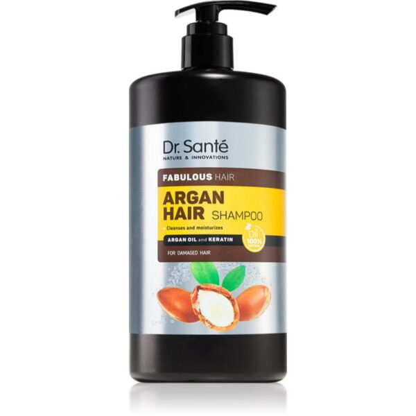 Dr. Santé Argan sampon hidratant pentru par deteriorat 1000 ml-Țena