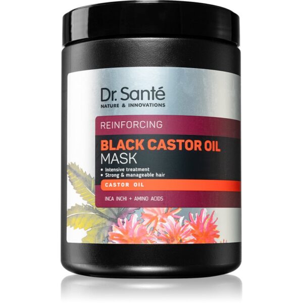 Dr. Santé Black Castor Oil mască hidratantă pentru păr 1000 ml-ro