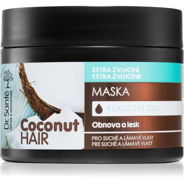 Dr. Santé Coconut masca hidratanta stralucire pentru parul uscat si fragil 300 ml-ro