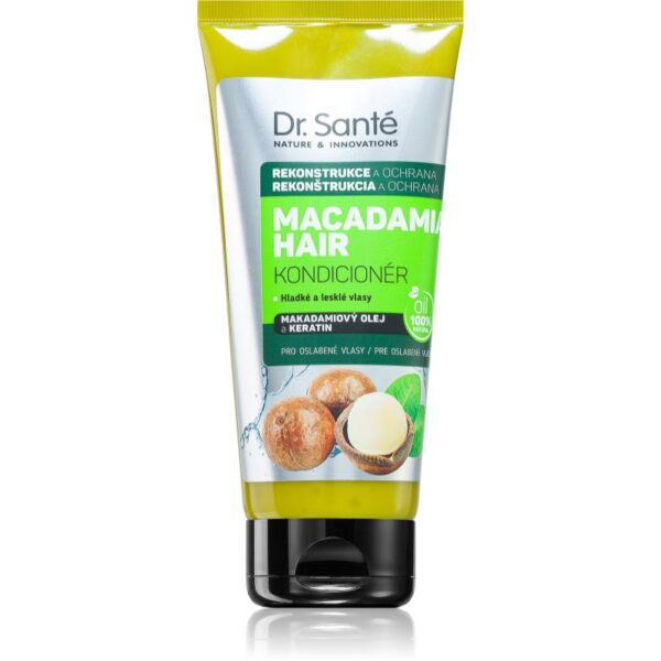Dr. Santé Macadamia balsam pentru par deteriorat 200 ml-Țena