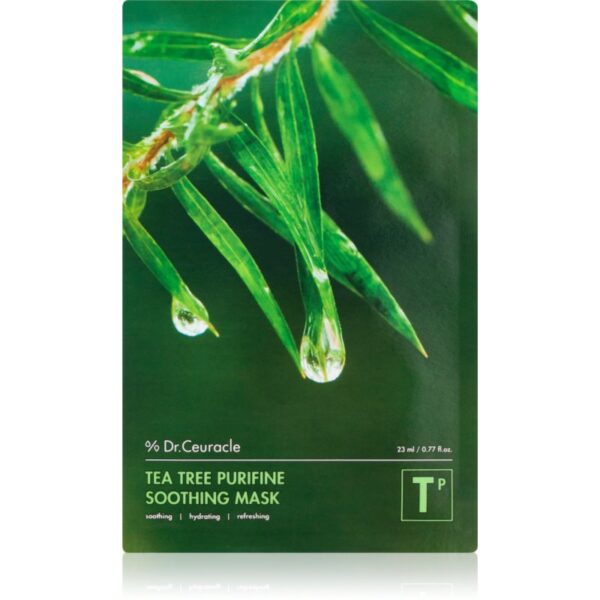 Dr.Ceuracle Tea Tree Purifine mască textilă calmantă pentru ten acneic 23 ml-ro