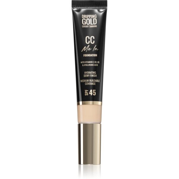Dripping Gold CC Me In make-up cu textura usoara SPF 45 culoare 03 Light 32 ml-ro
