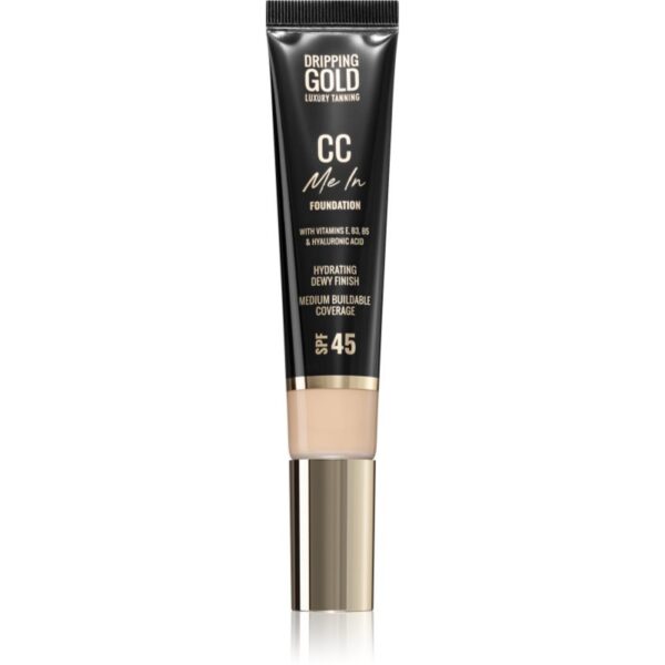 Dripping Gold CC Me In make-up cu textura usoara SPF 45 culoare 04 Beige 32 ml-ro