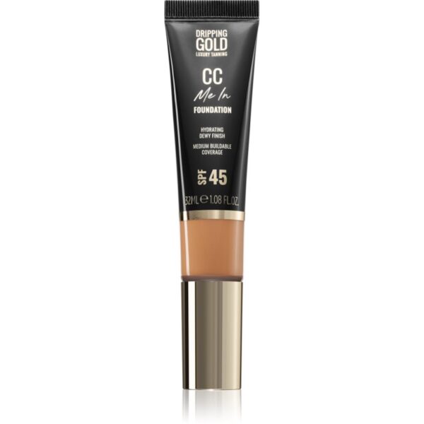 Dripping Gold CC Me In make-up cu textura usoara SPF 45 culoare Almond 07 32 ml-ro