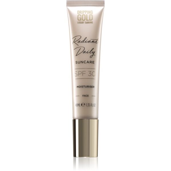 Dripping Gold Luxury Tanning Daily Moisturiser crema de fata hidratanta SPF 30 40 ml-ro