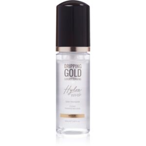 Dripping Gold Luxury Tanning Hydra Whip spumă transparentă autobronzantă corp si fata culoare Medium 150 ml-ro