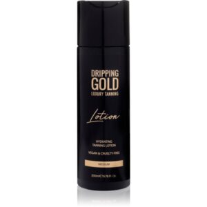 Dripping Gold Luxury Tanning Lotion lotiune hidratanta pentru bronzare pentru un bronz intens culoare Medium 200 ml-ro