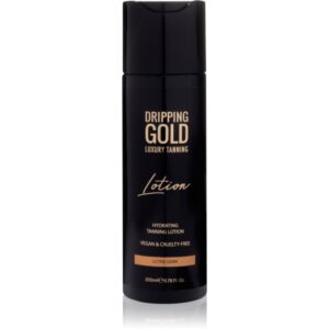 Dripping Gold Luxury Tanning Lotion lotiune hidratanta pentru bronzare pentru un bronz intens culoare Ultra Dark 200 ml-ro
