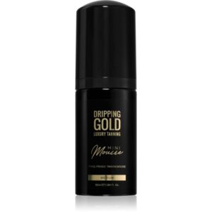 Dripping Gold Luxury Tanning Mini Mousse spumă bronzare pentru față și corp culoare Medium 90 ml-ro