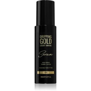 Dripping Gold Luxury Tanning Serum produs bronzare corp si fata culoare Dark 150 ml-ro