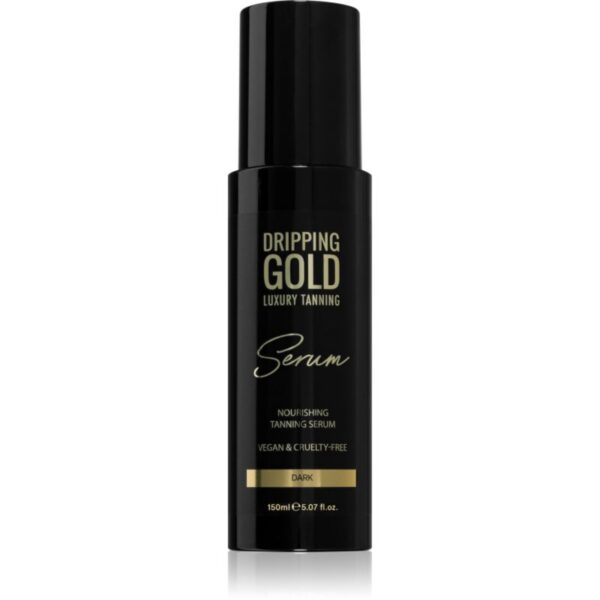Dripping Gold Luxury Tanning Serum produs bronzare corp si fata culoare Dark 150 ml-ro