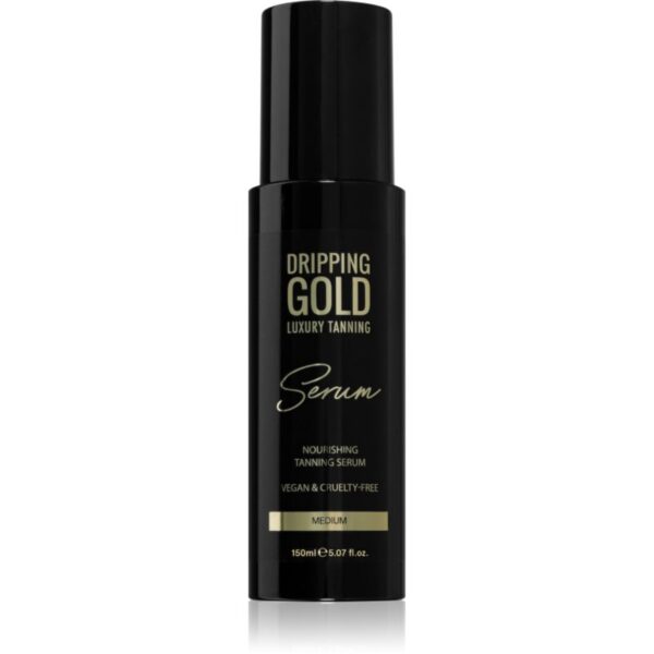 Dripping Gold Luxury Tanning Serum produs bronzare corp si fata culoare Medium 150 ml-ro