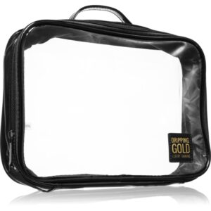 Dripping Gold Luxury Tanning Travel Bag geantă de cosmetice transparentă 1 buc-ro