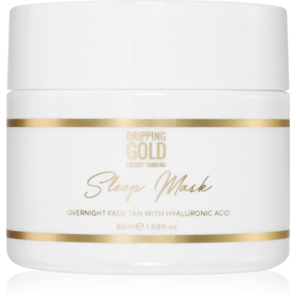 Dripping Gold Sleep Mask mască facială auto-bronzantă