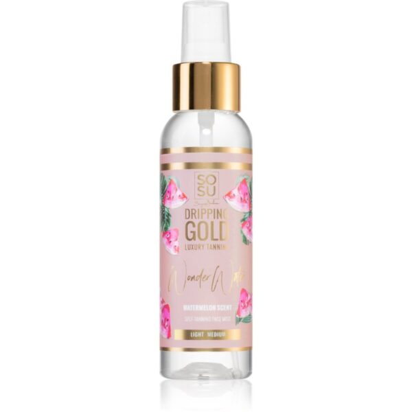 Dripping Gold Wonder Water Watermelon Spray pentru protectie faciale Light - Medium 100 ml-Țena