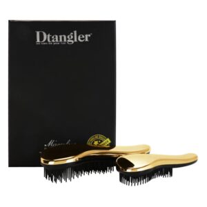 Dtangler Miraculous set pentru par usor de pieptanat Gold-ro