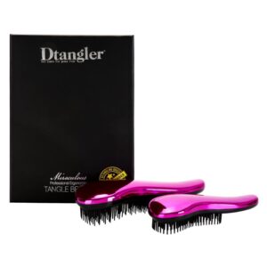 Dtangler Miraculous set pentru par usor de pieptanat Pink-ro