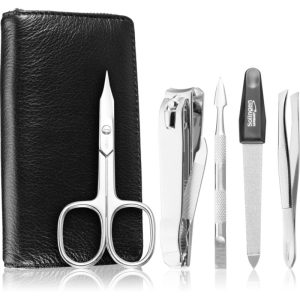 DuKaS Premium Line Solingen 1693 Set de manichiură geanta din piele pentru bărbați-ro