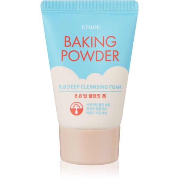 ETUDE Baking Powder spuma cremoasa pentru o curatare profunda cu efect exfoliant 30 g-Țena