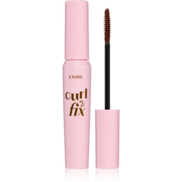 ETUDE Curl Fix Mascara mascara waterproof pentru volum și gene curbate culoare 02 Brown 8 g-ro