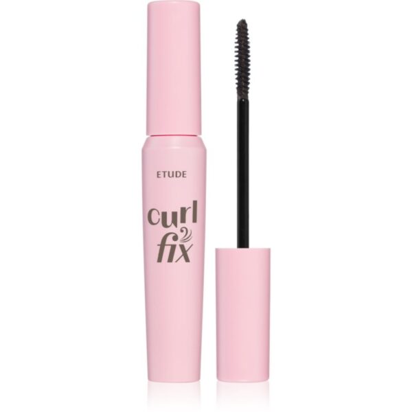 ETUDE Curl Fix Mascara mascara waterproof pentru volum și gene curbate culoare 03 Gray brown 8 g-ro