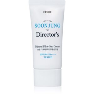 ETUDE SoonJung X Directors Sun Cream crema de minerale pentru fata si zone sensibile SPF 50+ 50 ml-ro
