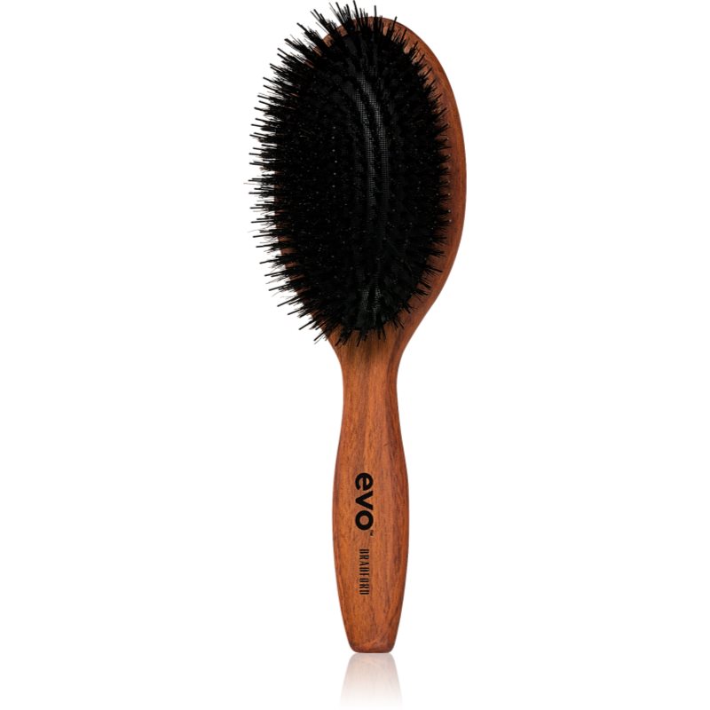 EVO Bradford Pin Bristle Dressing Brush perie de tip paletă cu peri de nailon și de mistreț 1 buc-ro