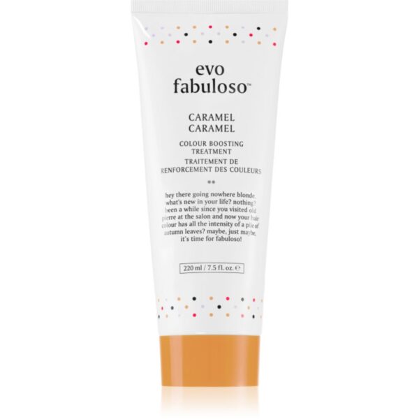 EVO Fabuloso Colour Boosting Treatment balsam pentru a evidentia culoarea parului culoare Caramel 220 ml-ro