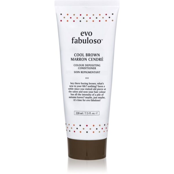 EVO Fabuloso Colour Boosting Treatment balsam pentru a evidentia culoarea parului culoare Cool Brown 220 ml-ro