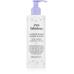 EVO Fabuloso Toning Shampoo sampon tonifiant cu violete neutralizeaza tonurile de galben 250 ml-ro