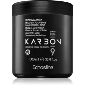 Echosline CHARCOAL Mask Masca de par cu cărbune activ 1000 ml-ro