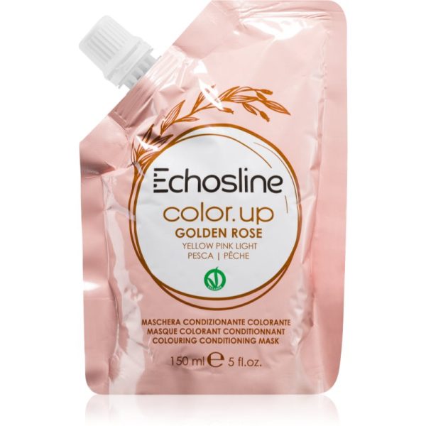 Echosline Color Up mască colorantă cu efect de nutritiv culoare Gorden Rose - Pesca 150 ml-Țena