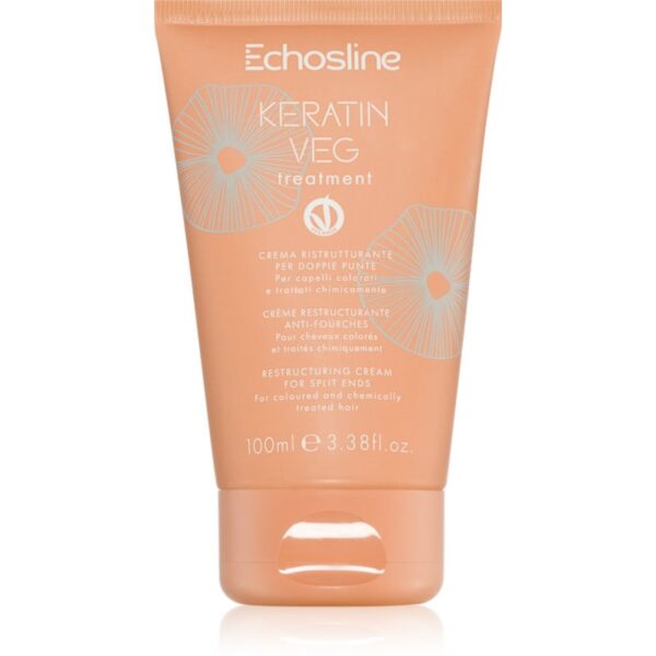 Echosline Keratin veg Treatment crema pentru varfuri despicate 100 ml-Țena