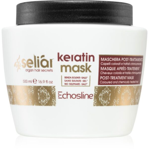 Echosline Seliár Keratin mască nutritivă și hidratantă pentru păr 500 ml-Țena