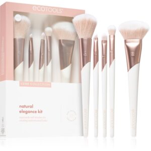 EcoTools Luxe Collection Natural Elegance set perii machiaj pentru look perfect 5 buc-ro