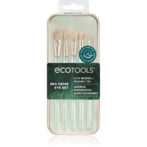 EcoTools Sea Gems Eye Set set de pensule pentru machiajul ochilor-ro