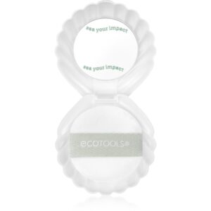 EcoTools Sea Gems Pearl Puff + Case oglinda cosmetica cu puf pentru pudră 1 buc-ro