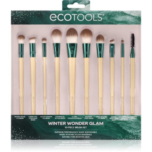 EcoTools Winter Wonder Glam set perii machiaj-ro