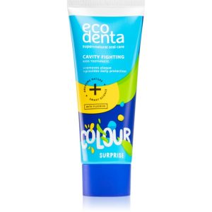 Ecodenta Colour Surprise Pasta de dinti pentru copii. impotriva cariilor dentare 75 ml-Țena