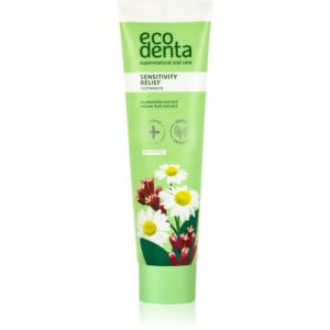 Ecodenta Green Sensitivity Relief pasta de dinti pentru dinti sensibili cu flor aroma Chamomile/Clove 100 ml-ro