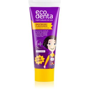 Ecodenta Super + pasta de dinti naturala pentru copii aroma Raspberry 75 ml-Țena