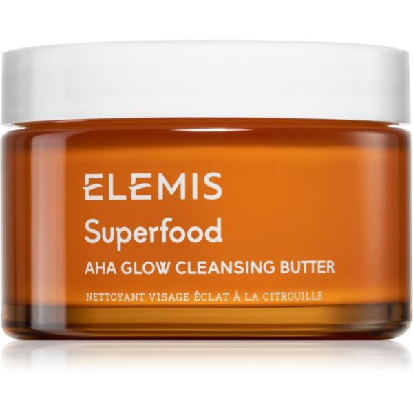 Elemis Superfood AHA Glow Cleansing Butter masca de fata pentru curatare pentru o piele mai luminoasa 90 ml-ro