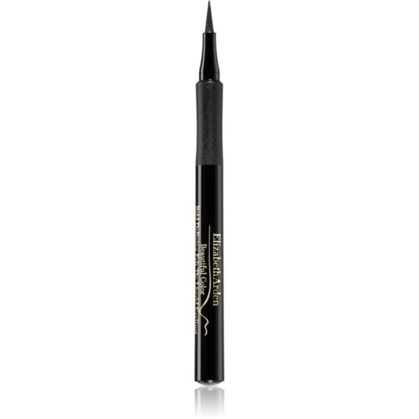 Elizabeth Arden Beautiful Color Bold Defining Felt Tip Liquid Eyeliner tuș de ochi tip cariocă 01 Black 1.2 ml-ro