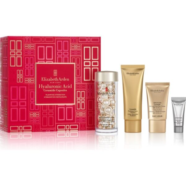 Elizabeth Arden Hyaluronic Acid Ceramide Capsules Hydra-Plumping Serum set cadou pentru femei-ro