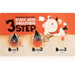 Elizavecca Milky Piggy 3 Step Black Head Solution Tratamentul cu trei faze pentru punctele negre 1 buc-ro