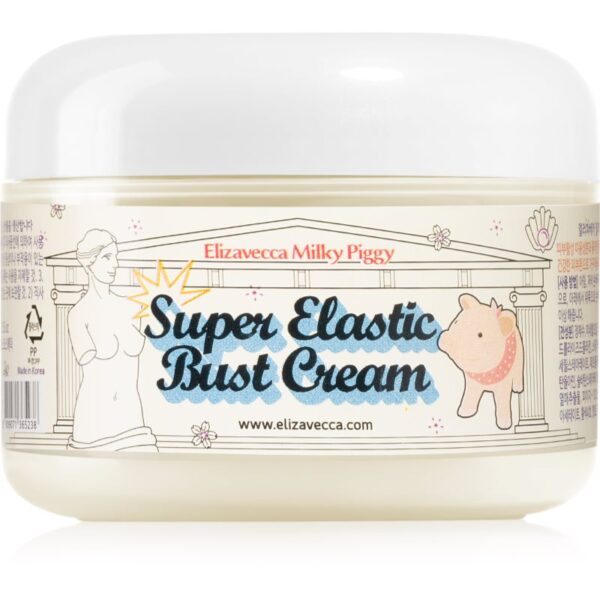 Elizavecca Milky Piggy Super Elastic Bust Cream crema ce ofera fermitate bustului cu colagen 100 g-ro